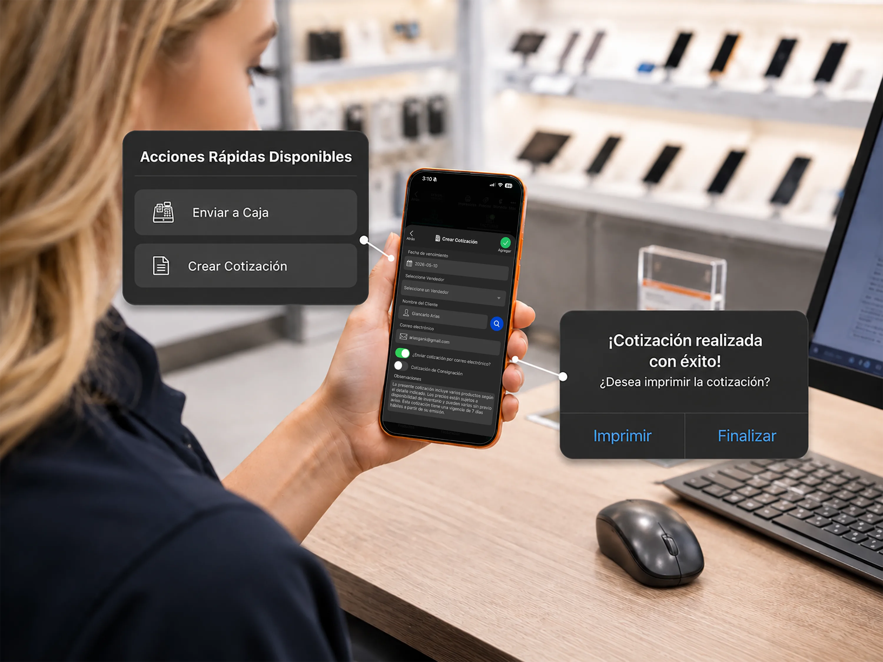 Creación de cotizaciones en FacturarOnline para convertir propuestas en ventas