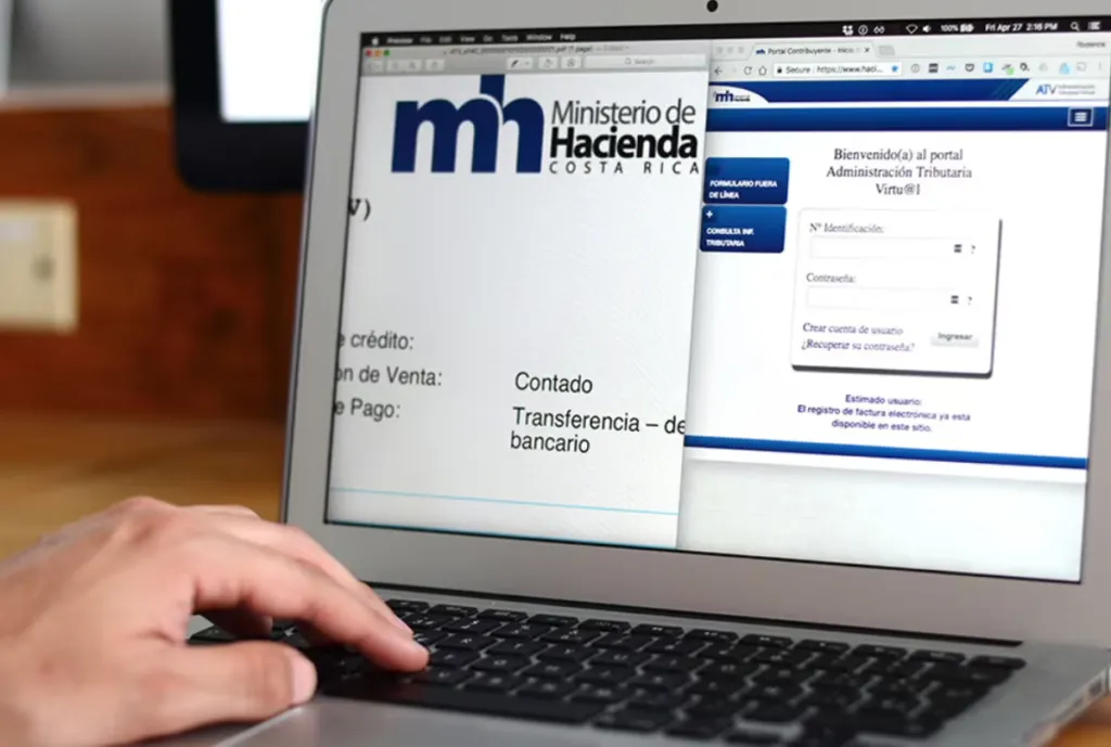 Pantalla de configuración y cumplimiento para facturación electrónica