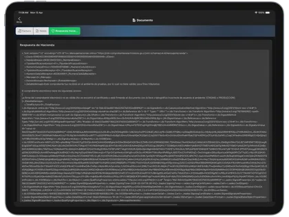 Verificá la respuesta XML y el estado tributario del comprobante
