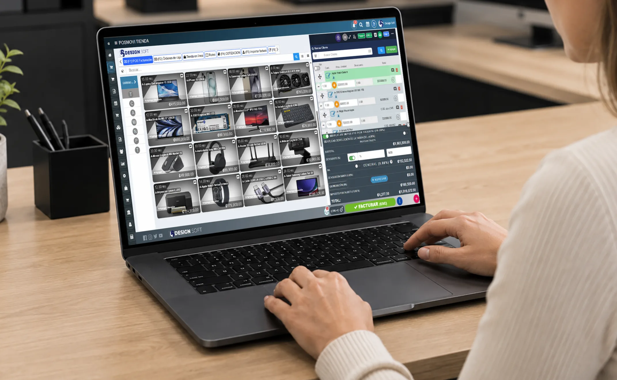 Software POS de FacturarOnline para negocios que facturan electrónicamente