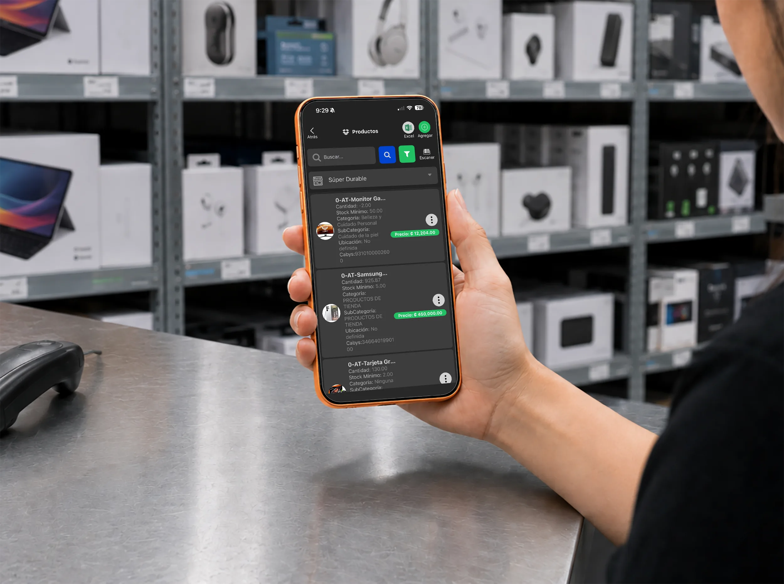 Inventario de FacturarOnline para administrar productos desde el punto de venta