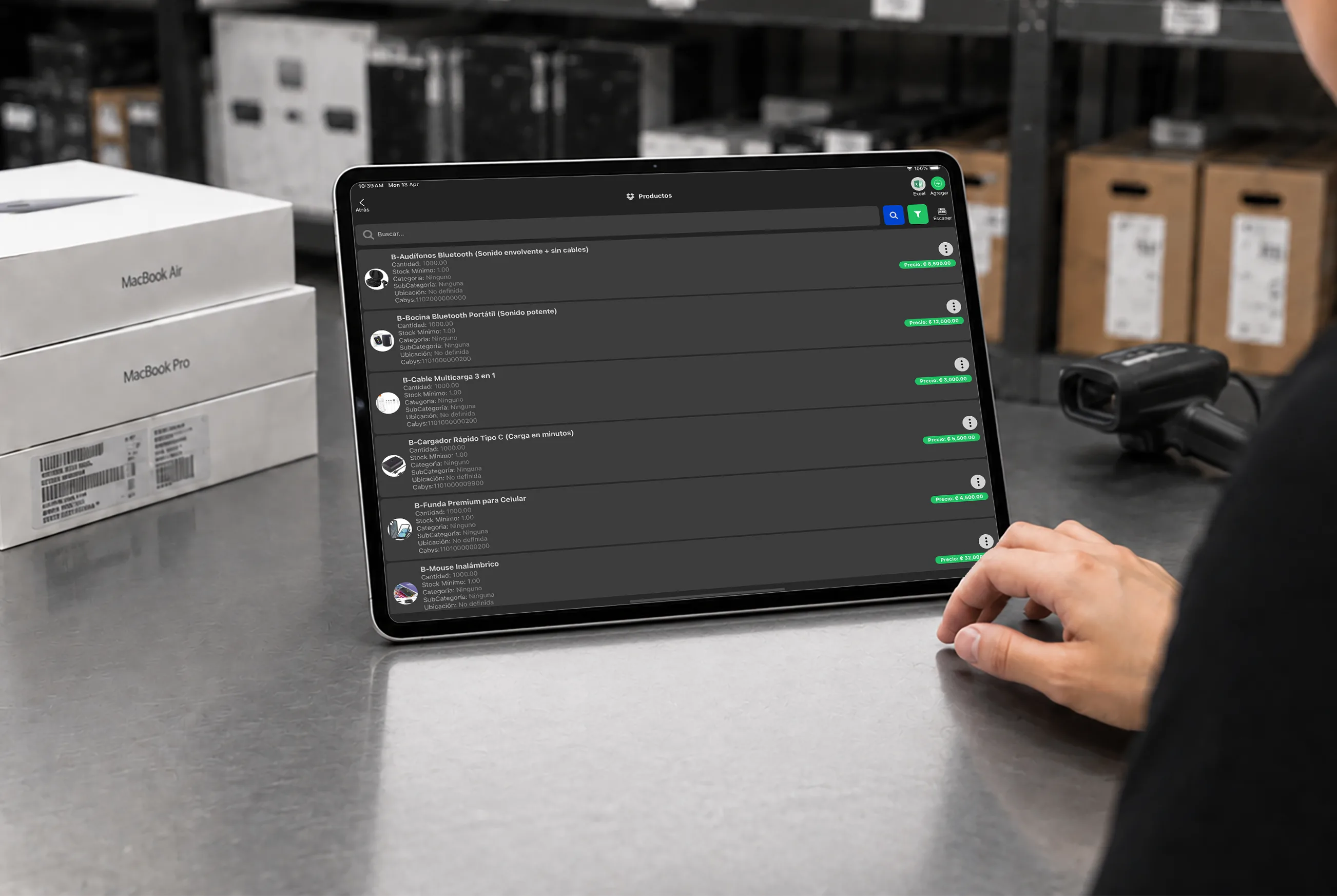 Sistema de inventario de FacturarOnline para controlar productos y existencias